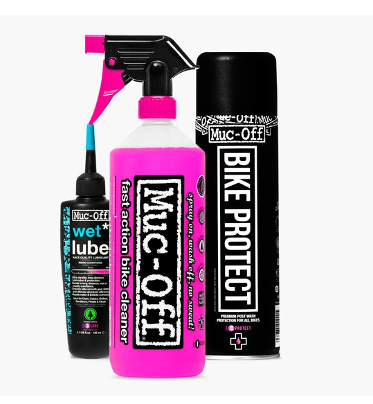 MUC-OFF Clean, Protect, Wet Lube Bundle - The Cyclist