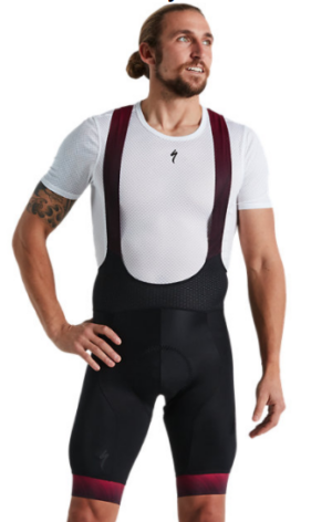 SPECIALIZED SL BIBSHORTS Black/Ruby Wine
