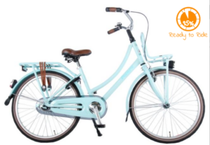 Volare Excellent Children's Bicycle - Girls - 24 inch - Mint Blue - 95% assembled