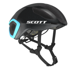 SCOTT CADENCE PLUS (CE) HELMET black/light blue
