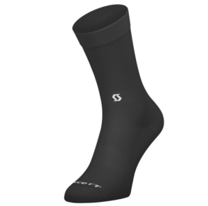 SCOTT PERFORMANCE NO SHORTCUTS CREW SOCK black/white