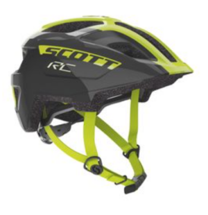 SCOTT SPUNTO JUNIOR (CE) HELMET black/radium yellow RC