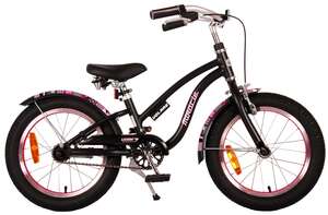 Volare Miracle Cruiser Children's bicycle - Girls - 16 inch - Matt Black - Prime Collection