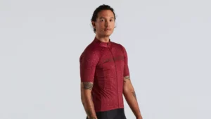 Men's RBX Comp Logo Short Sleeve Jersey Maroon