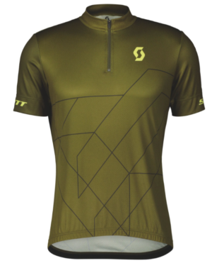 SCOTT RC TEAM 20 SHORT-SLEEVE MEN'S SHIRT fir green/bitter yellow