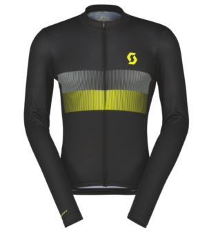 SCOTT RC TEAM 10 MEN'S LONG-SLEEVED SHIRT Black/Sulphur Yellow