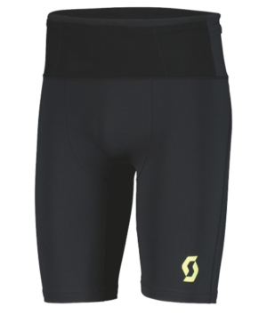 SCOTT RC RUN MEN'S TIGHT SHORTS - black/yellow