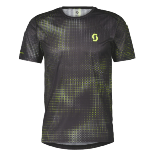 SCOTT RC RUN SHORT-SLEEVE MEN'S SHIRT - black/yellow